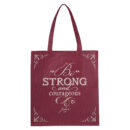 Be Strong And Courageous Joshua 1:9 (Non-Woven Tote Bag)