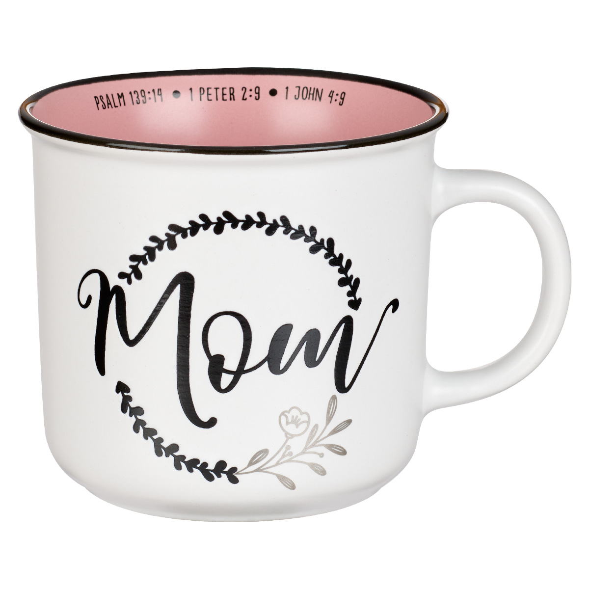 Mom Pink Interior (Ps. 139:19, 1 Peter 2:9, 1 John 4:9) (Ceramic Mug)