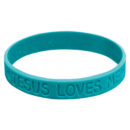 Jesus Loves Me Silicone Wristbands