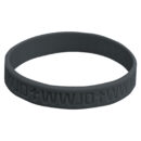 WWJD Charcoal Silicone Wristbands