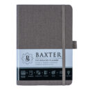 Baxter Undated Planner Pocket Edition Grey (Durable Synthetic Fiber Flexcover)