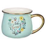 Take Heart Mint Ceramic Mug