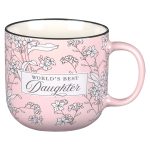 World’s Best Daughter Pink Ceramic Mug