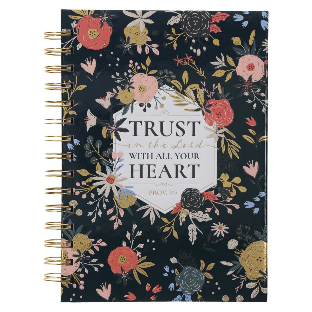 Trust in the Lord with all Your Heart Large Wirebound Journal