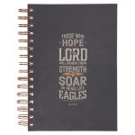 Those Who Hope in the Lord Large Wirebound Journal