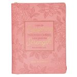 2025 Diary – 18-Month Planner for Women – I Can Do Everything – Faux Leather with Zip