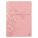 NLT Pink Faux Leather Thumb Indexed Spiritual Growth Bible