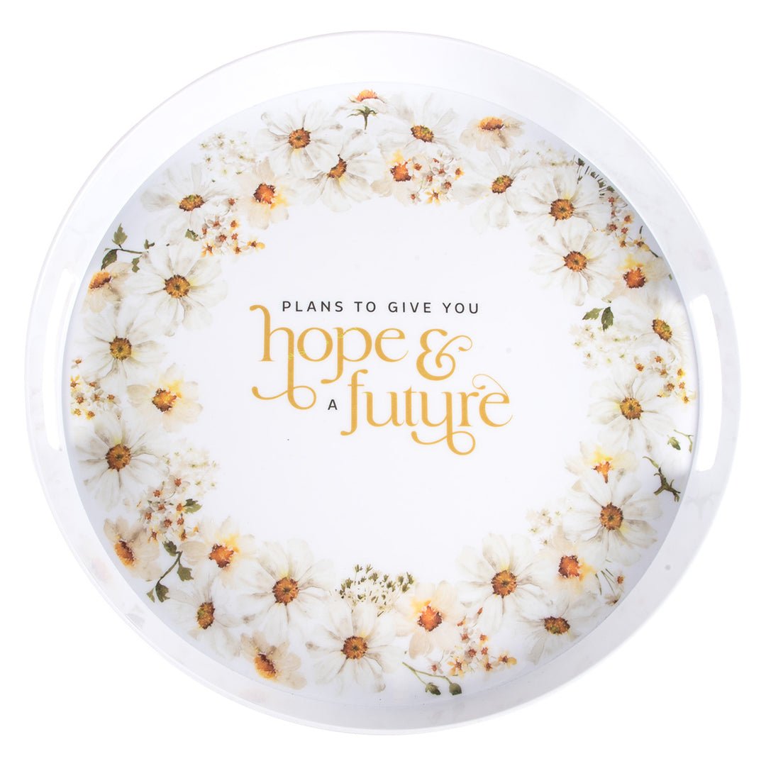 Plans To Give You Hope And A Future Melamine Serving Tray – Jeremiah 29:11