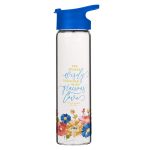 She Speaks Wisely, Teaching With Gracious Love Glass Water Bottle – Proverbs 31:26