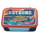 Be Strong Be Brave Medium Plastic Lunch Box