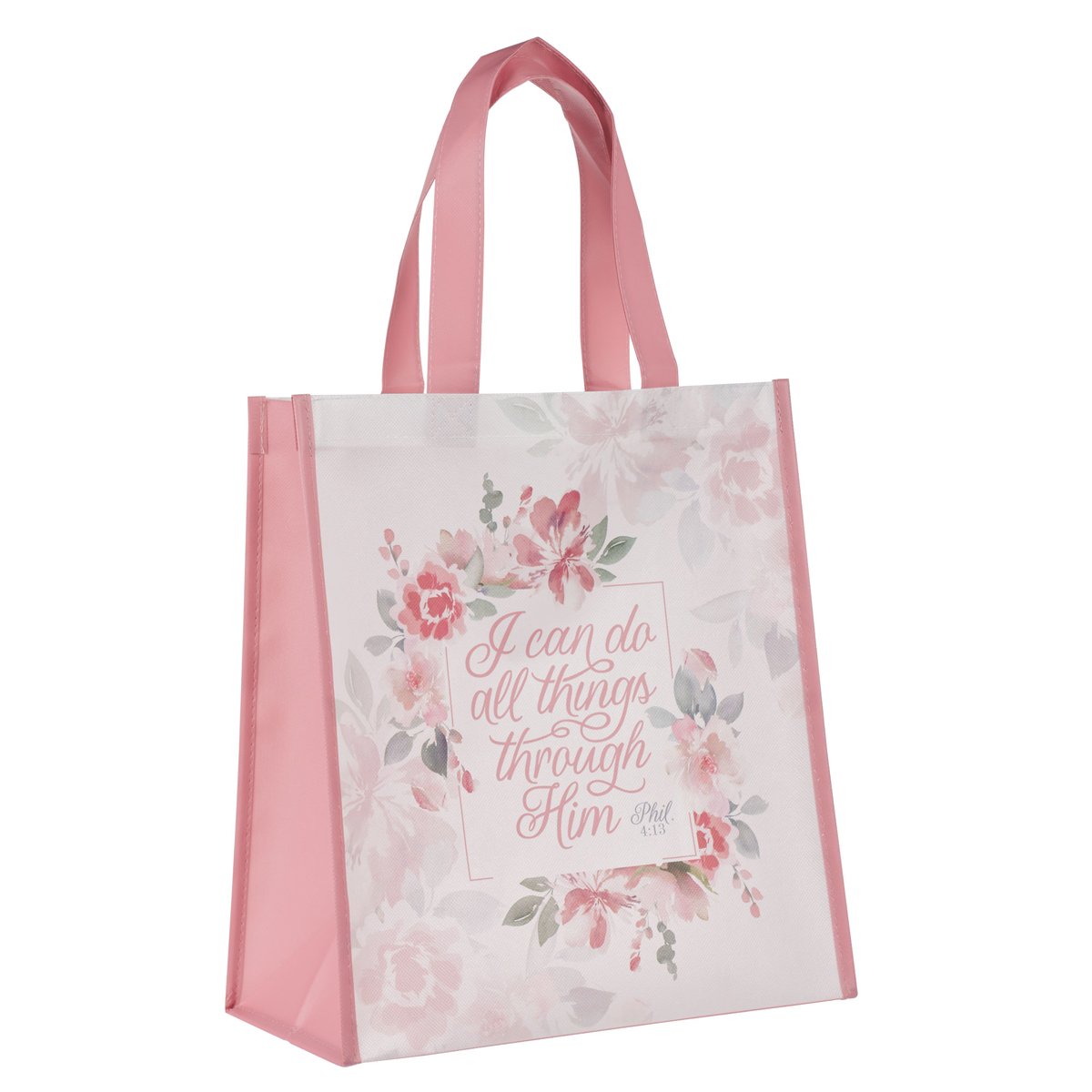 I Can Do All Things Through Him Non-Woven Tote Bag