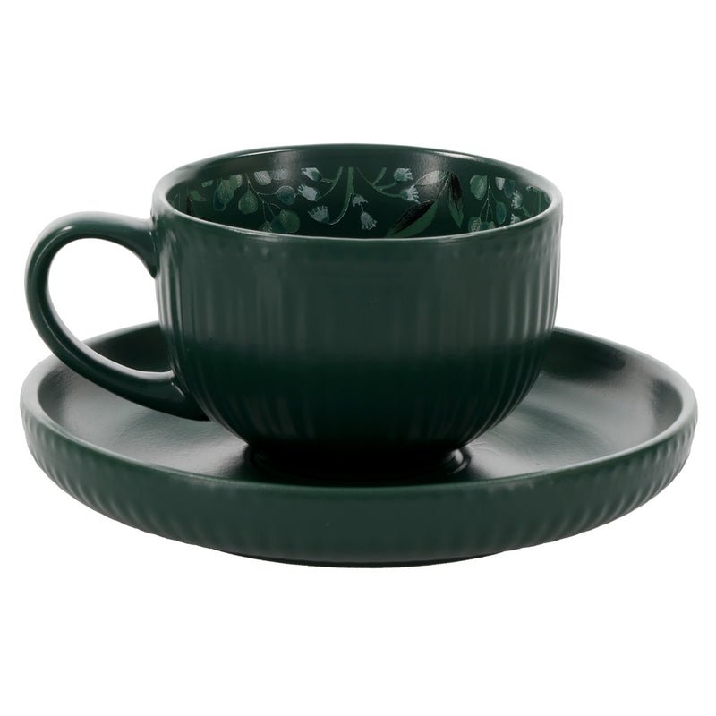 Love Is Patient, Love Is Kind Ceramic Cup and Saucer Set