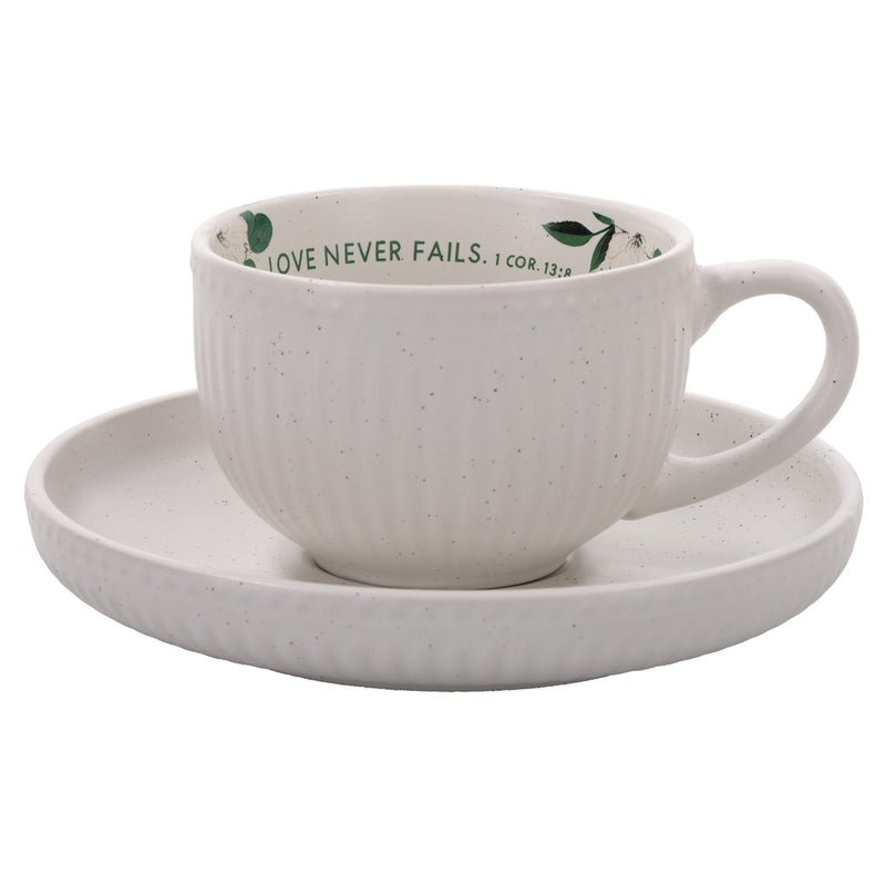 Loading…

Love Never Fails Ceramic Cup and Saucer Set